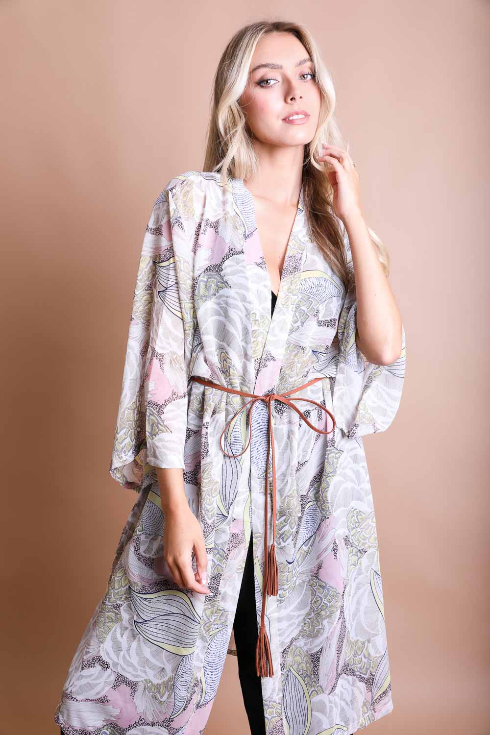 Ikebana Kimono-Soul Flow Apparel