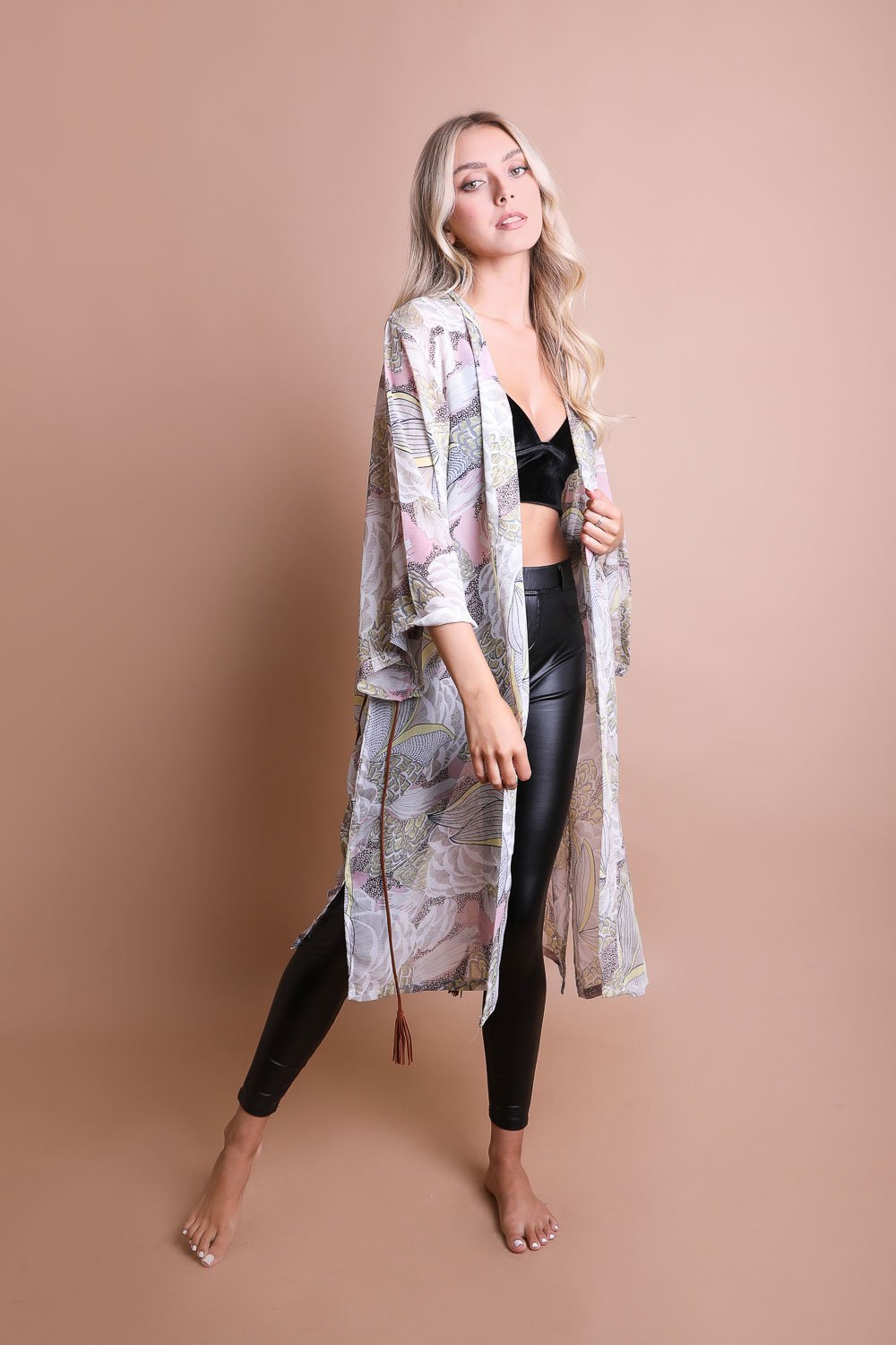 Ikebana Kimono-Soul Flow Apparel