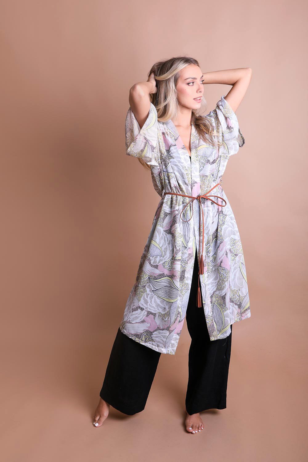 Ikebana Kimono-Soul Flow Apparel