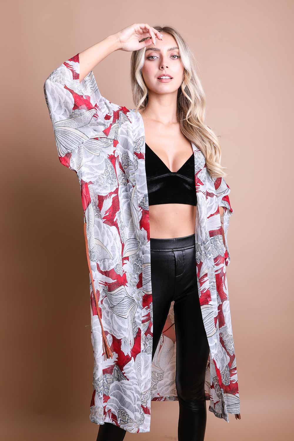 Ikebana Kimono-Soul Flow Apparel