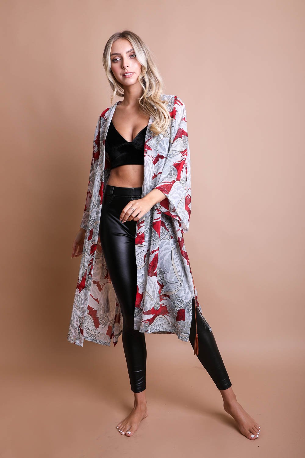 Ikebana Kimono-Soul Flow Apparel