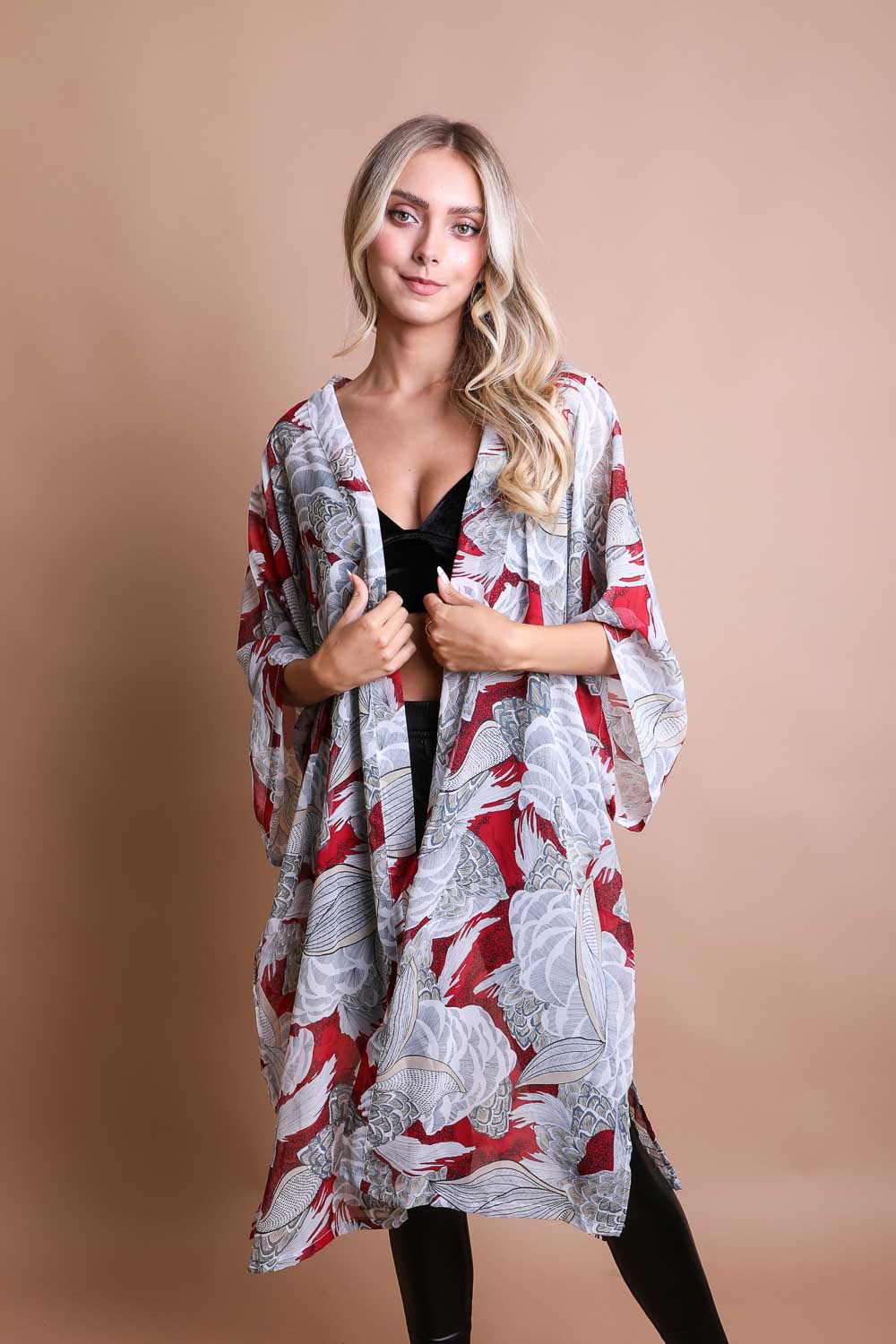 Ikebana Kimono-Soul Flow Apparel