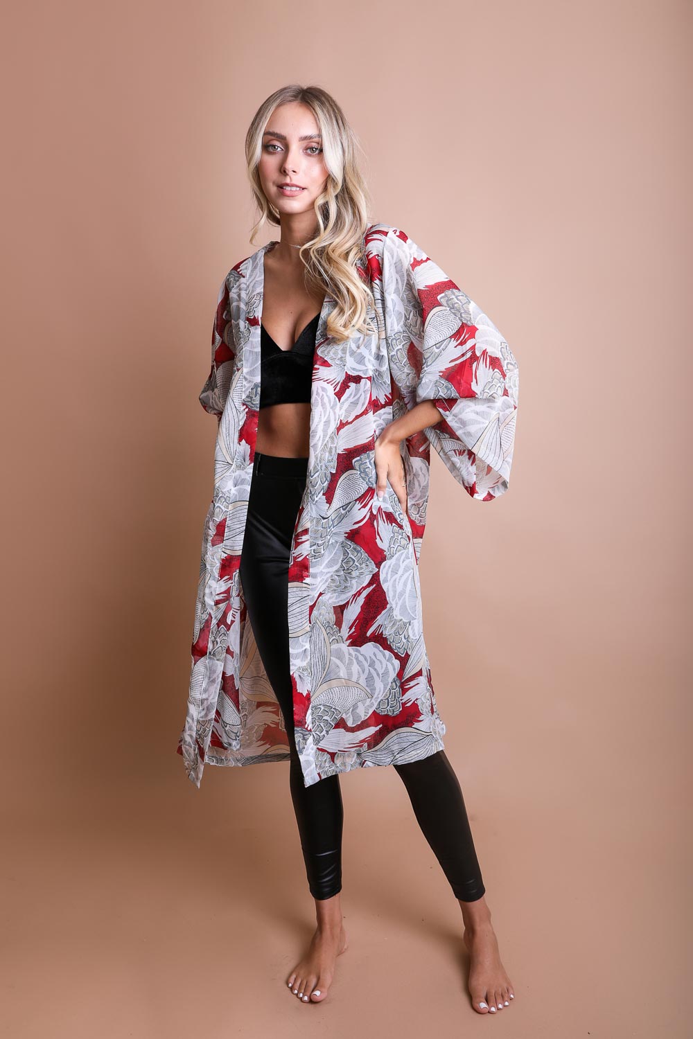 Ikebana Kimono-Soul Flow Apparel