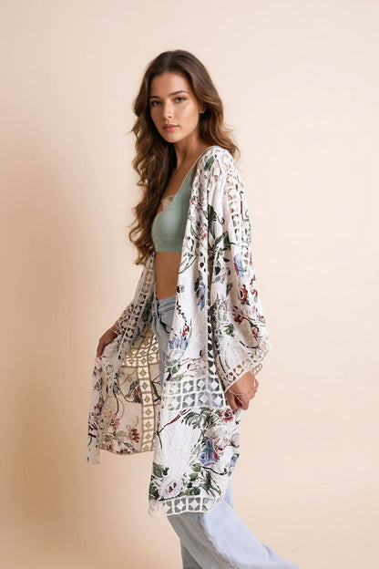 Heirloom Embroidered Kimono-Soul Flow Apparel