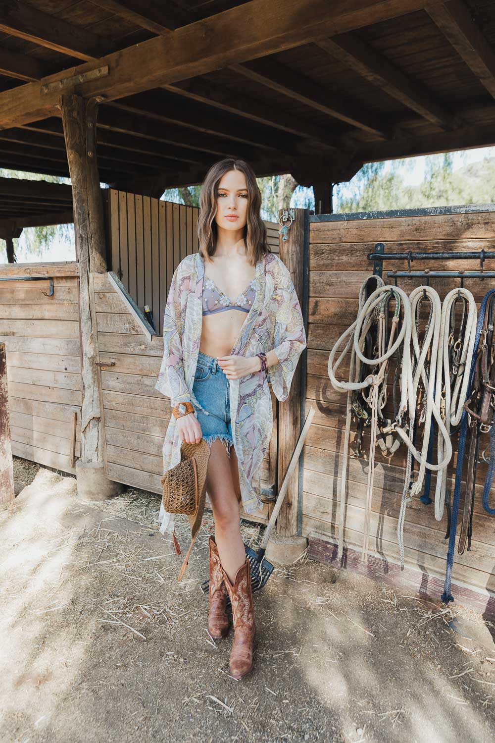 Ikebana Kimono with Belt-Soul Flow Apparel