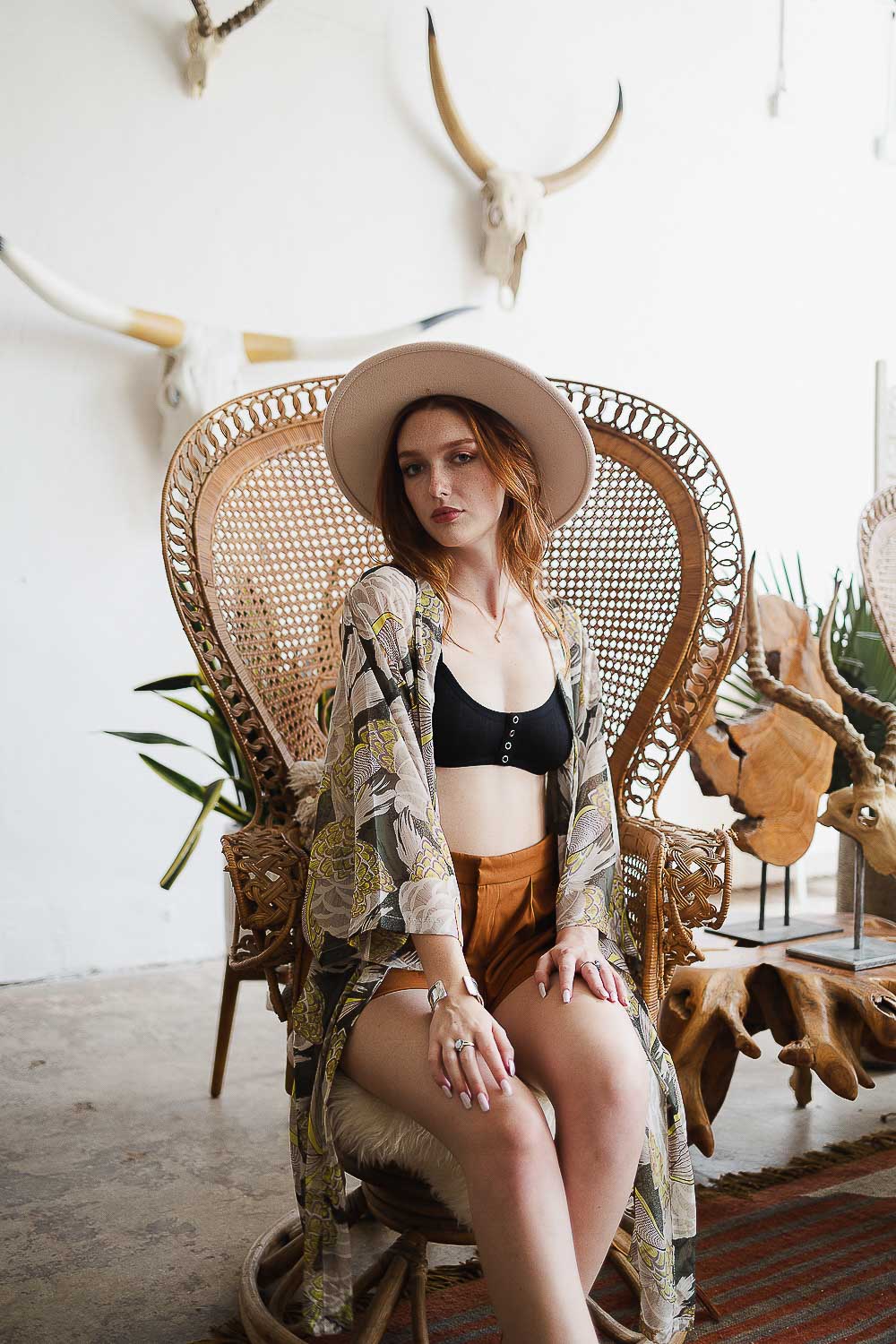 Ikebana Kimono with Belt-Soul Flow Apparel