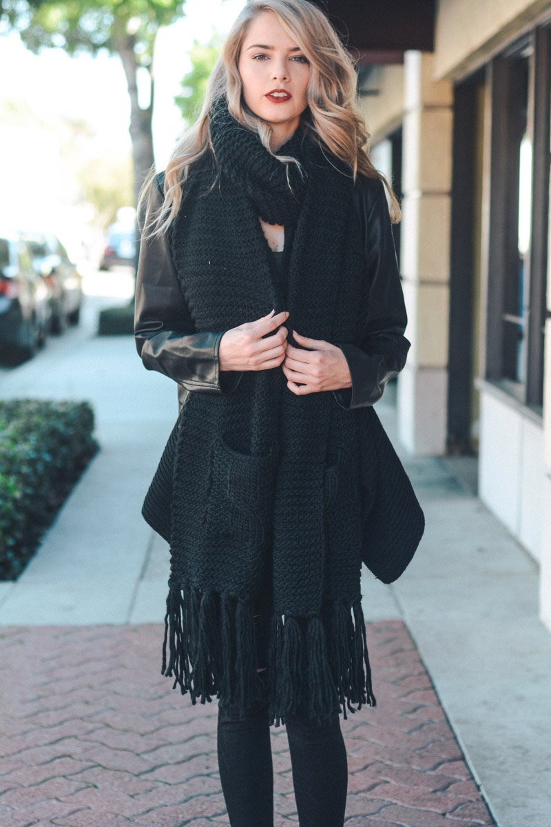 Chunky Oversized Pocket Scarf-Soul Flow Apparel