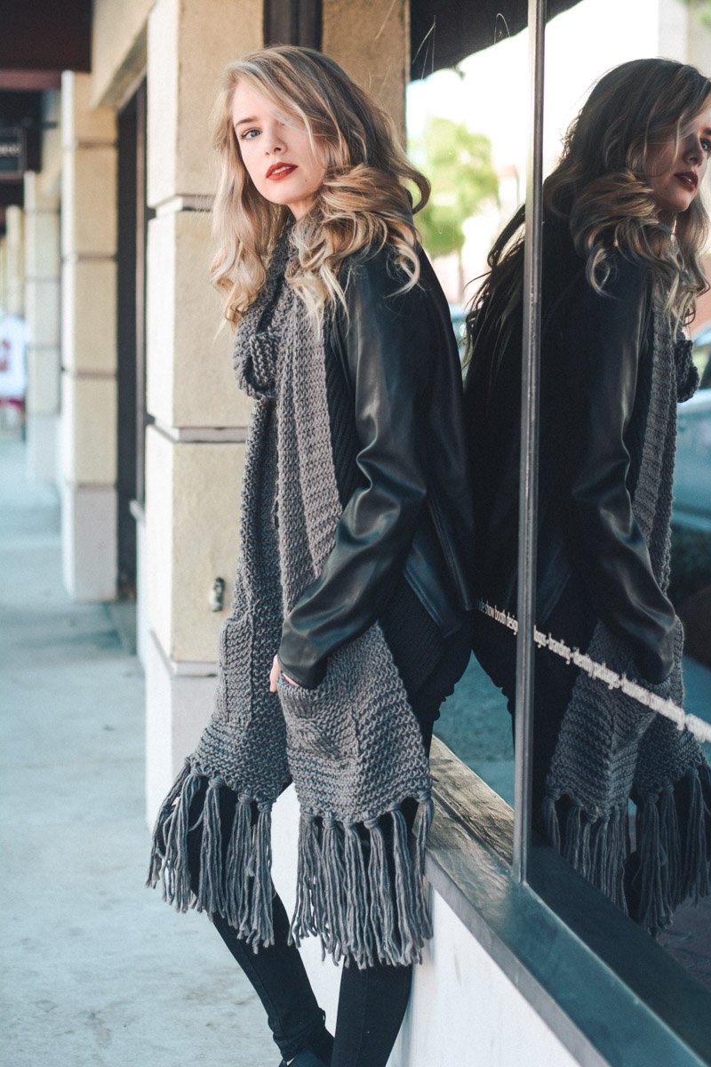 Chunky Oversized Pocket Scarf-Soul Flow Apparel