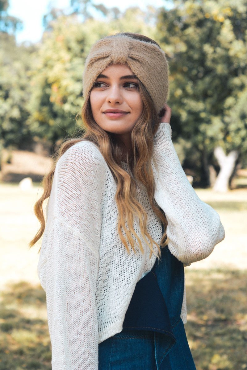 Ultra Soft Mohair Headband-Soul Flow Apparel