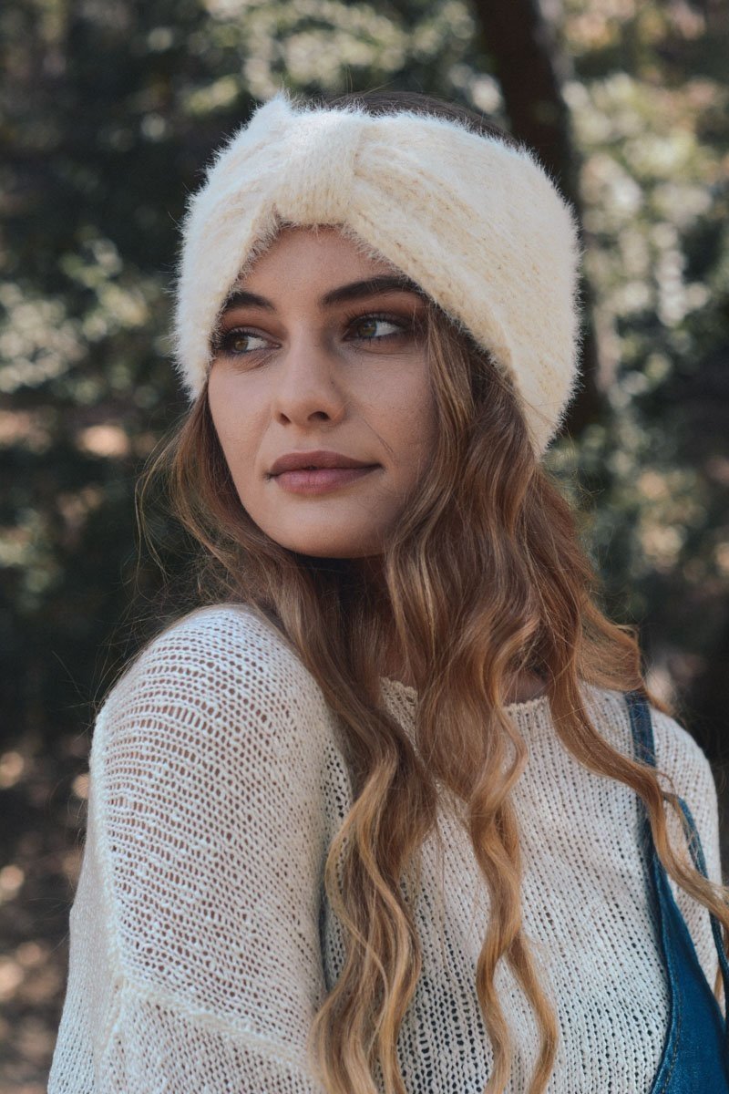 Ultra Soft Mohair Headband-Soul Flow Apparel