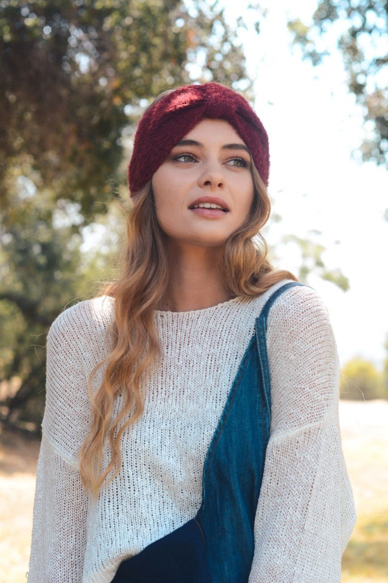 Ultra Soft Mohair Headband-Soul Flow Apparel