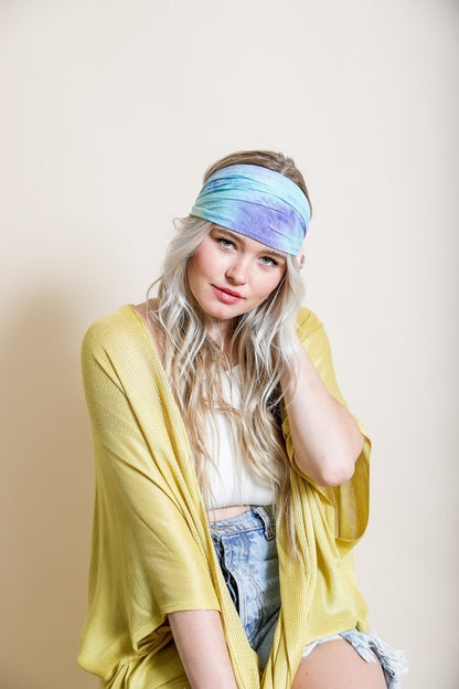 Wide Tie-Dye Headband-Soul Flow Apparel
