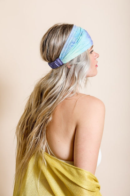 Wide Tie-Dye Headband-Soul Flow Apparel