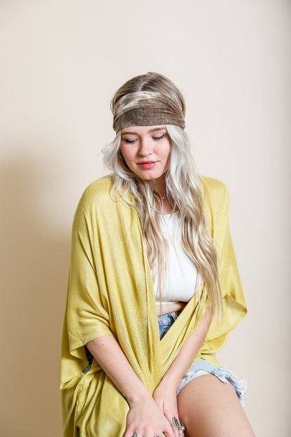 Wide Tie-Dye Headband-Soul Flow Apparel