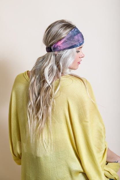 Wide Tie-Dye Headband-Soul Flow Apparel