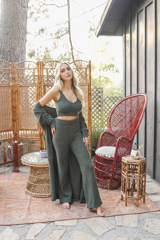 Boucle Lounge Pants-Soul Flow Apparel