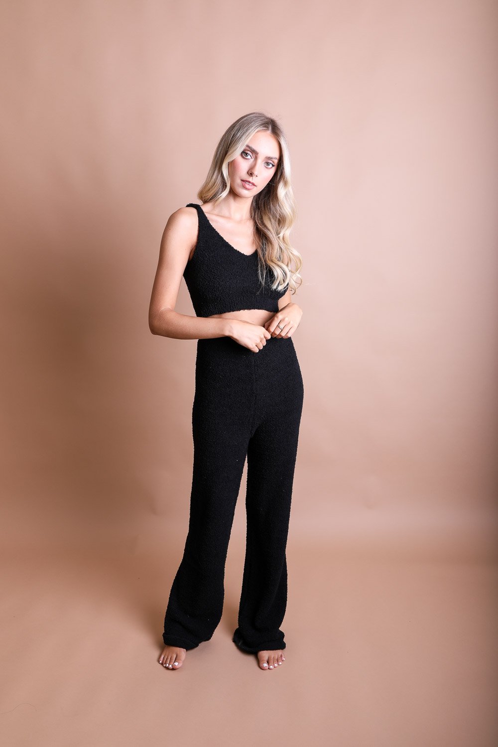 Boucle Lounge Pants-Soul Flow Apparel
