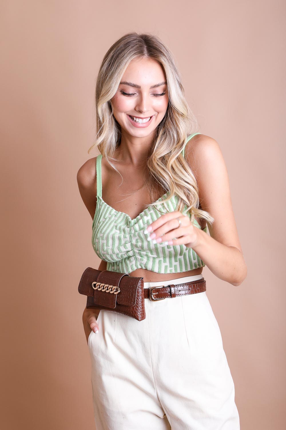 Wide Clutch Chain Belt Bag-Soul Flow Apparel