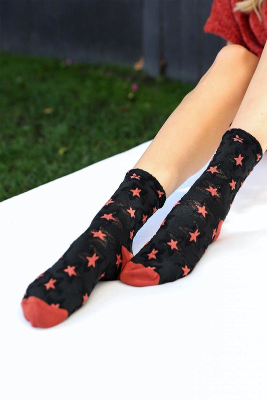 Eco-Friendly Star Design Socks-Soul Flow Apparel