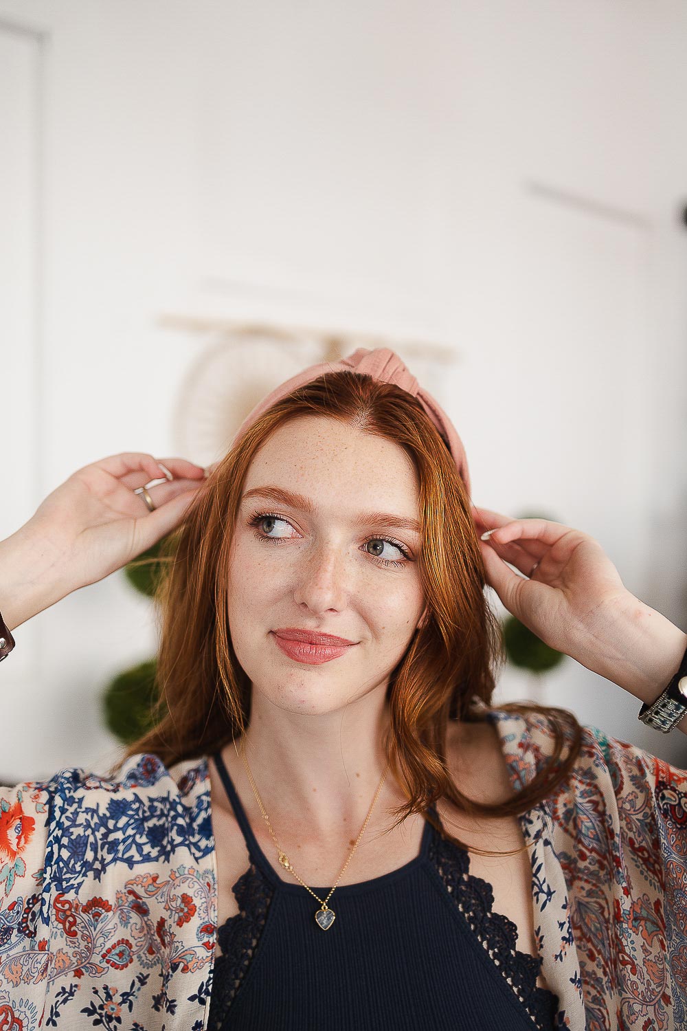 Wide Striped Topknot Headband – Chic and Comfortable-Soul Flow Apparel