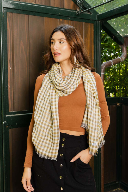 Urban Buffalo Plaid Scarf-Soul Flow Apparel
