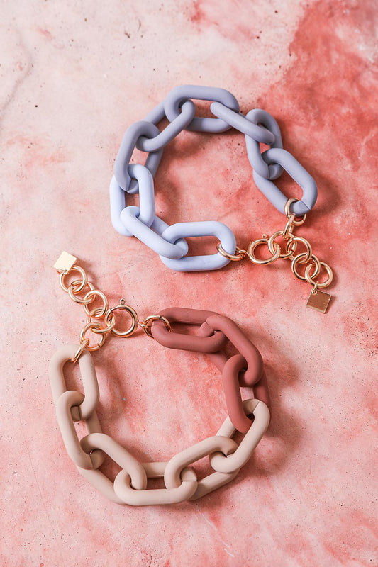 Chunky Linked Chain Bracelet-Soul Flow Apparel
