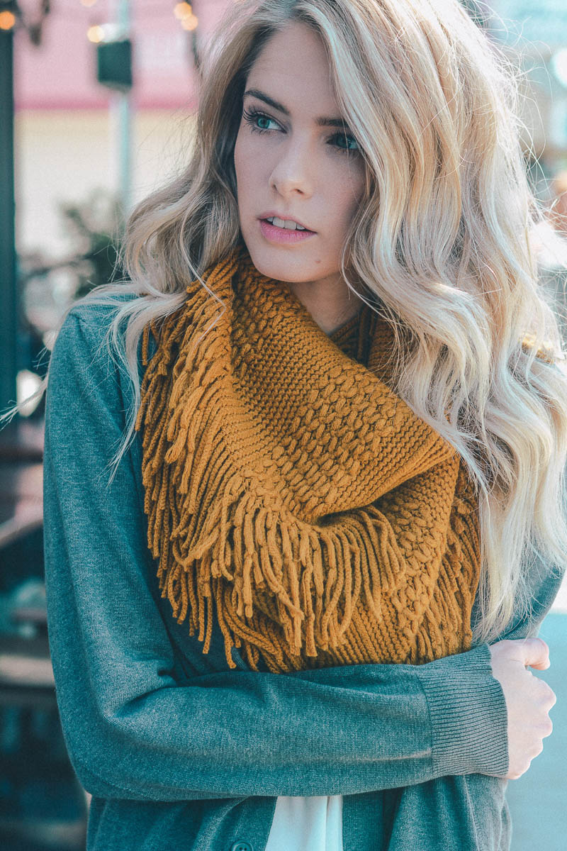 Pointelle Fringe Infinity-Soul Flow Apparel