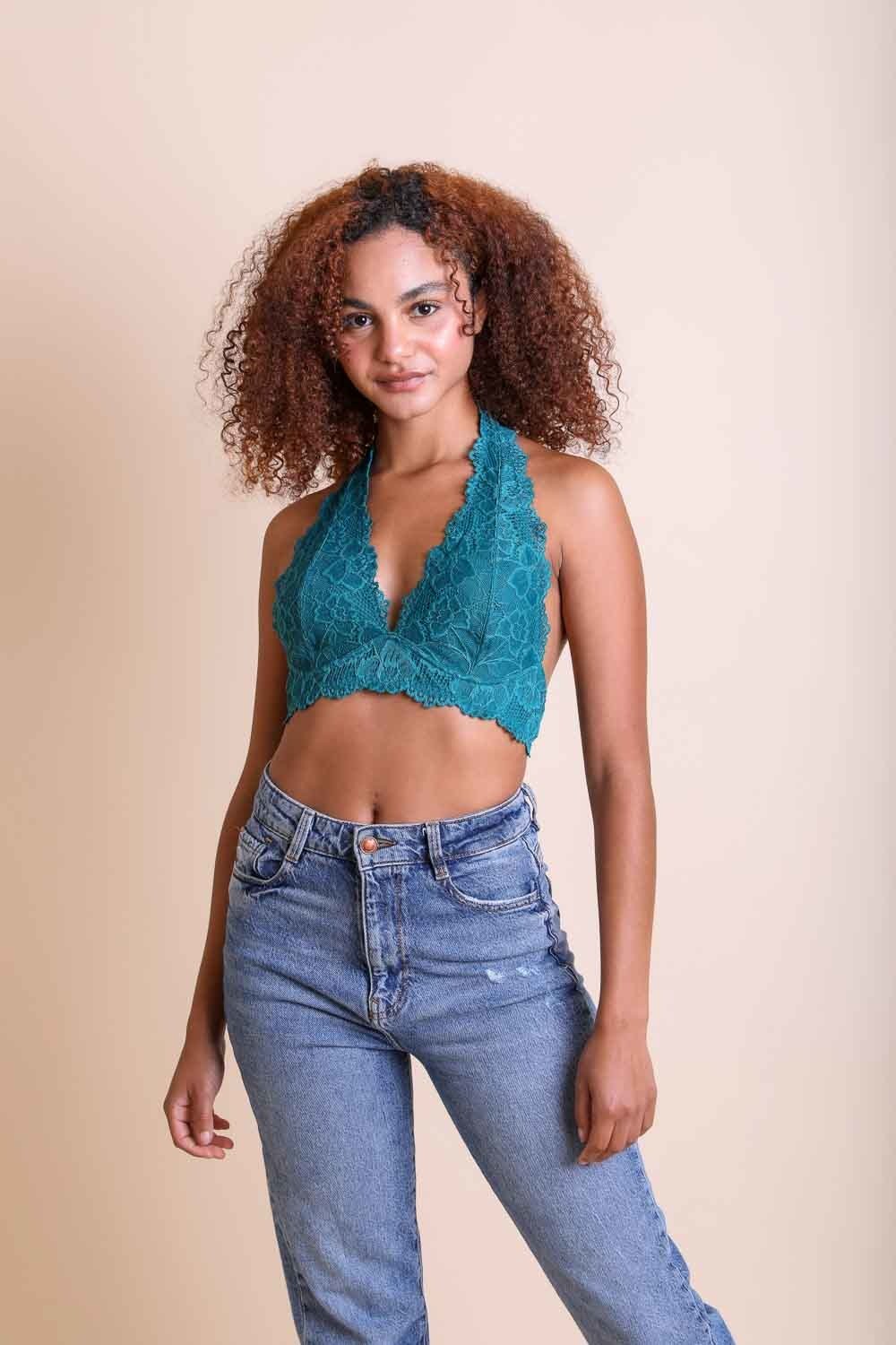 Floral Lace Halter