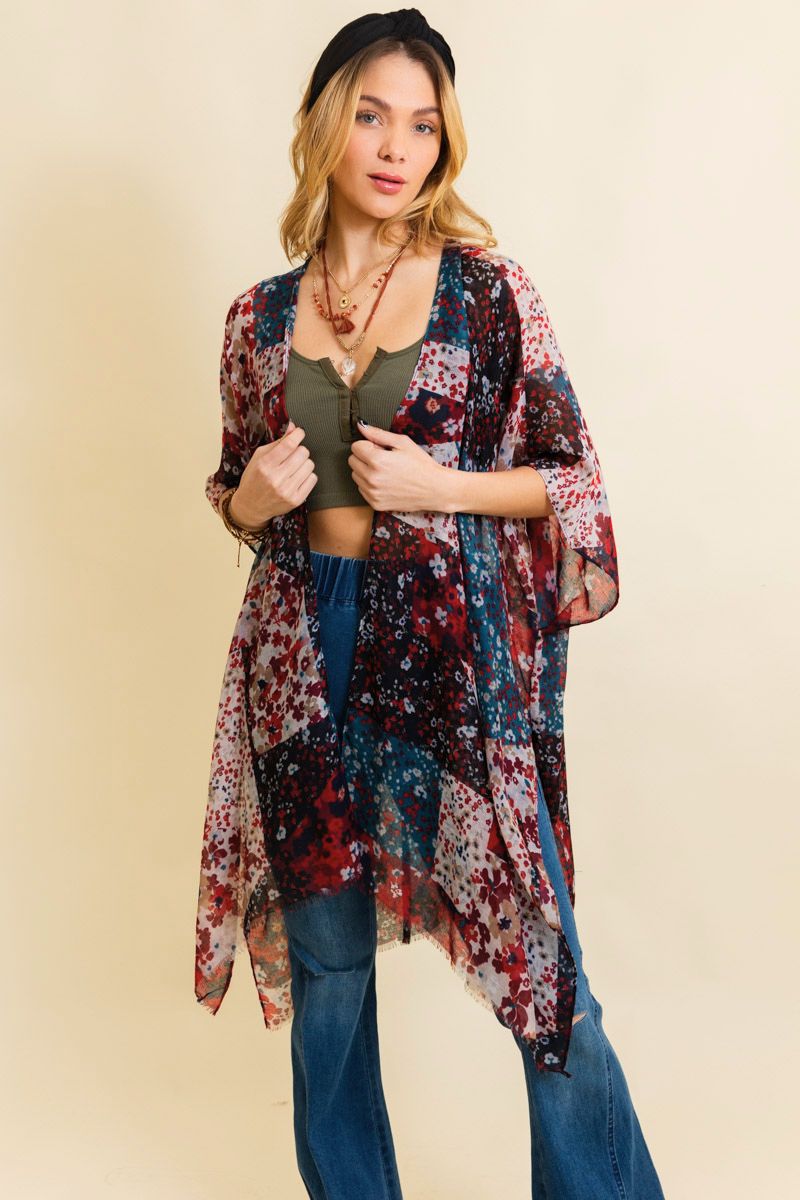 Floral Fantasy Kimono