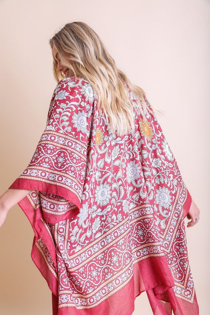 Moroccan Touch Tapestry Kimono-Soul Flow Apparel