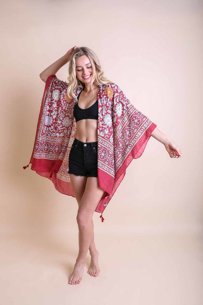 Moroccan Touch Tapestry Kimono-Soul Flow Apparel