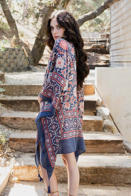 Moroccan Inspired Tapestry Kimono-Soul Flow Apparel