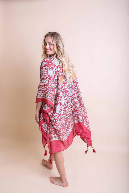 Moroccan Inspired Tapestry Kimono-Soul Flow Apparel