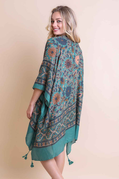 Moroccan Inspired Tapestry Kimono-Soul Flow Apparel