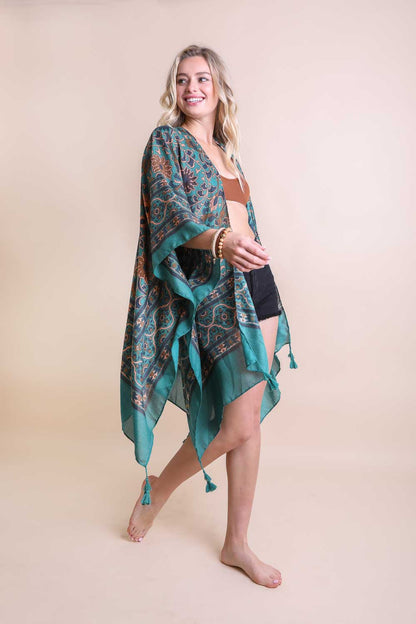 Moroccan Inspired Tapestry Kimono-Soul Flow Apparel
