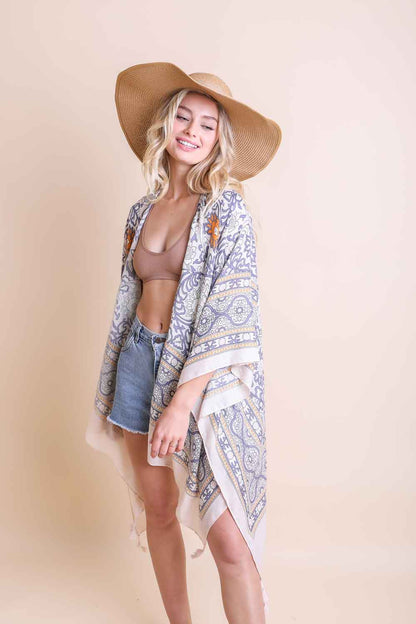 Moroccan Inspired Tapestry Kimono-Soul Flow Apparel