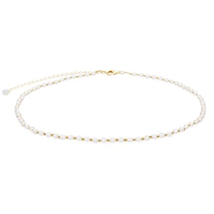 Moon Dancer 3mm Healing + Moonstone Necklace Stack