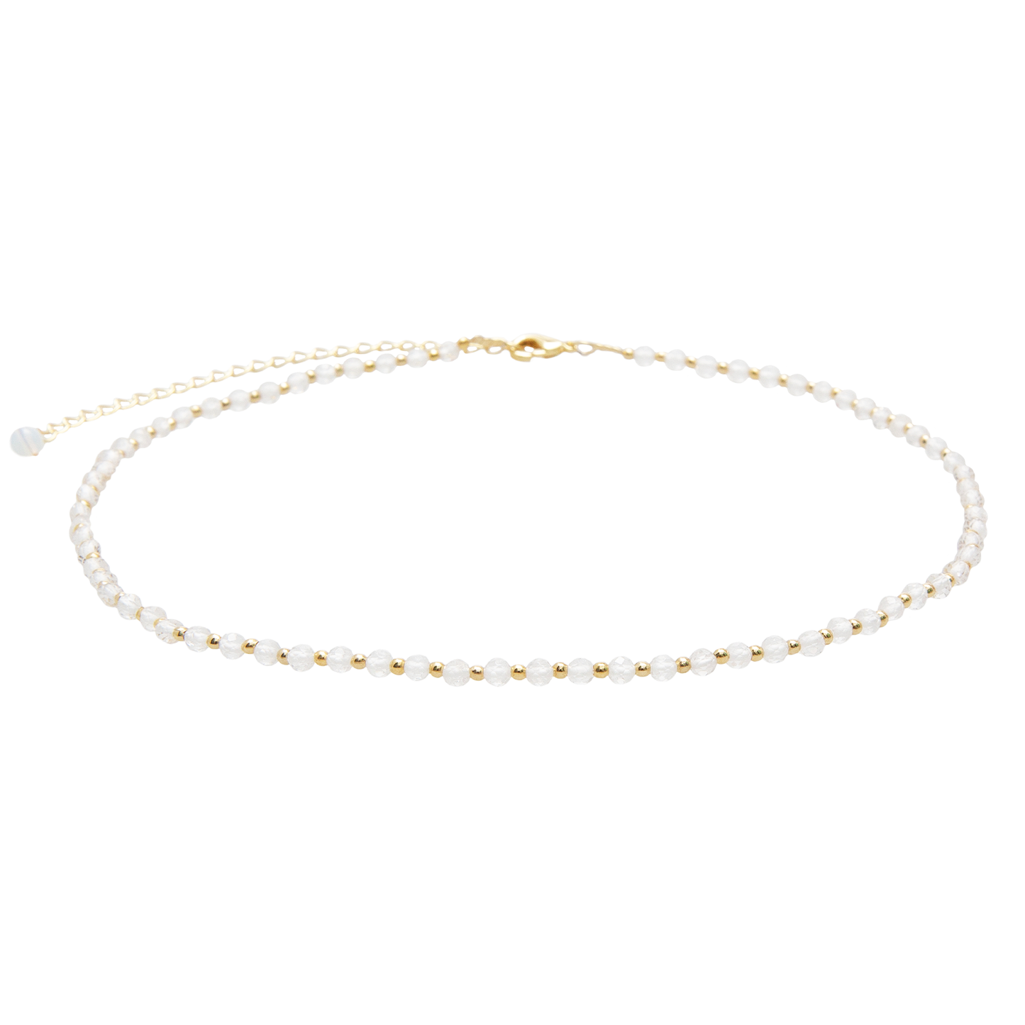 Moon Dancer 3mm Healing + Circles in the Sand Necklace Stack