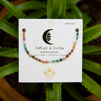 Master Healer 3mm + 2mm Necklace Stack