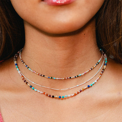 Master Healer 3mm + 2mm Necklace Stack