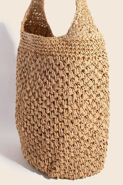 Fame Intricate Braided Hobo Shoulder Bag-Soul Flow Apparel