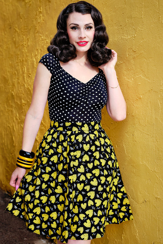 Isabel Top in Polka Dots - 2x Only — Soul Flow Apparel
