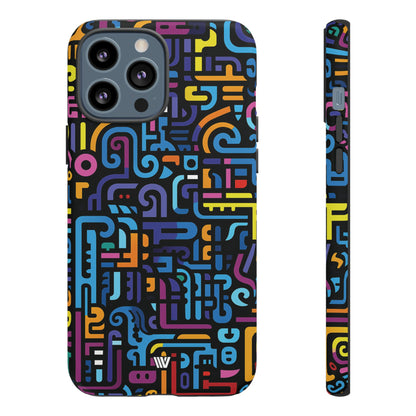NEON GLYPHS | Tough Phone Case