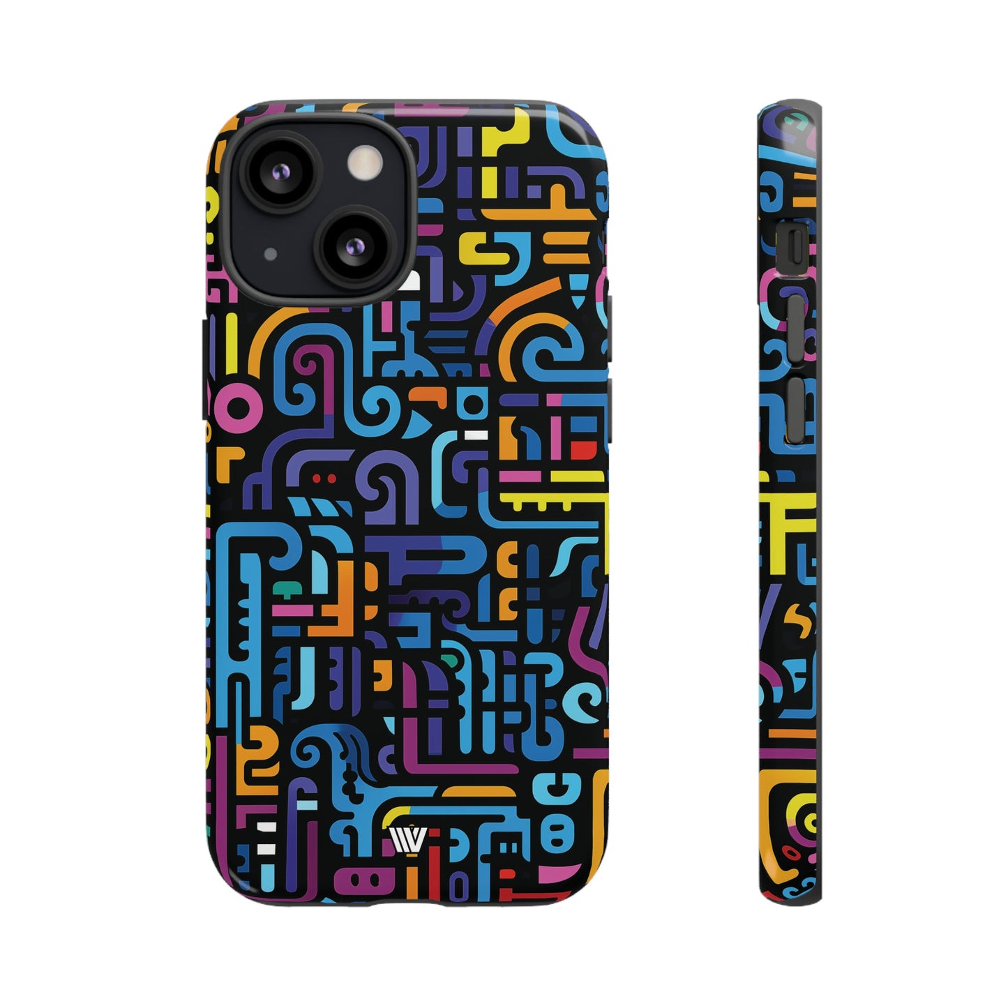 NEON GLYPHS | Tough Phone Case