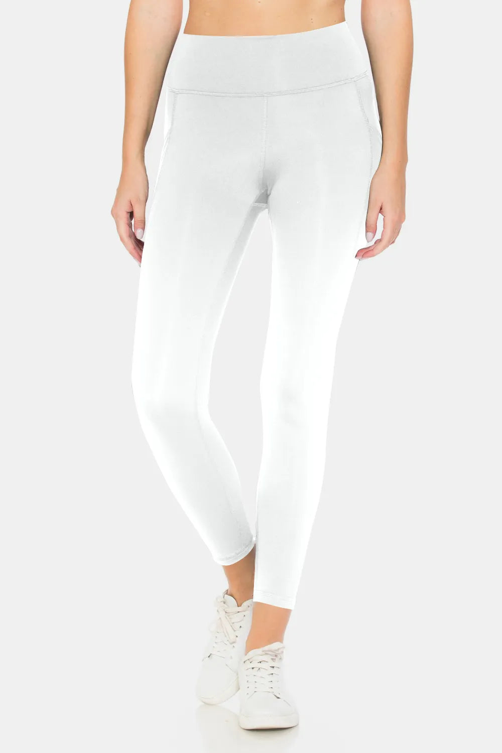 Leggings Depot High Waist Leggings with Pockets-Soul Flow Apparel