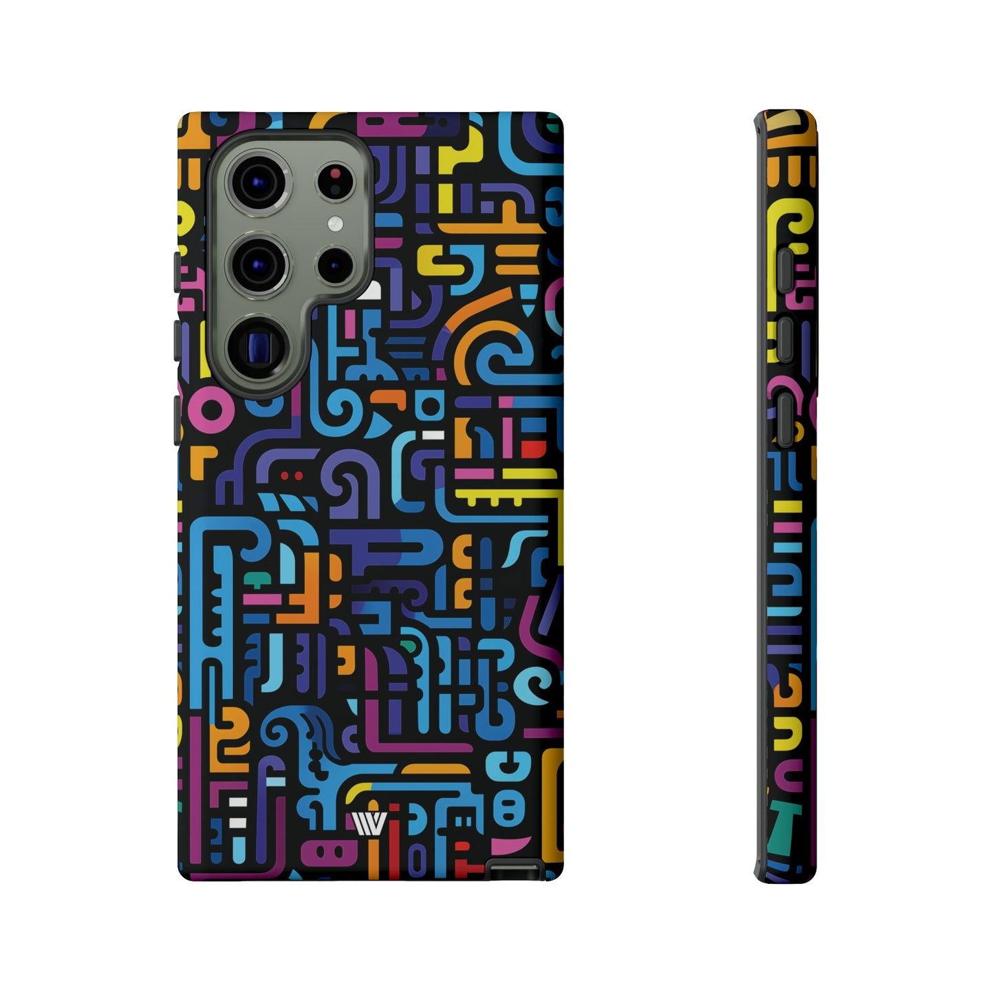 NEON GLYPHS | Tough Phone Case