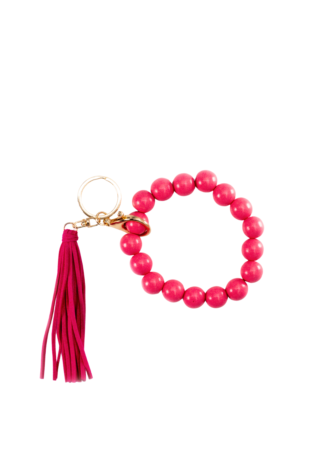 Sage Wooden Keychain Bracelet