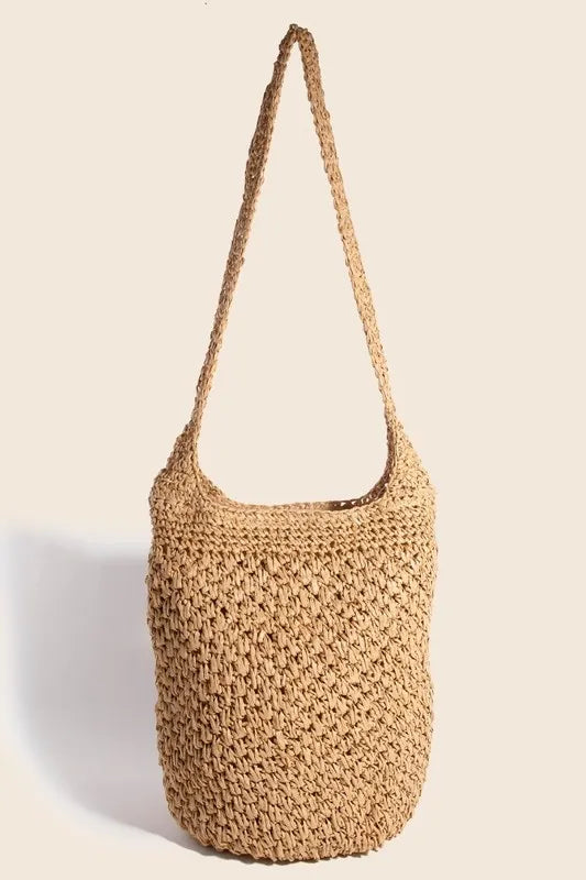 Fame Intricate Braided Hobo Shoulder Bag-Soul Flow Apparel