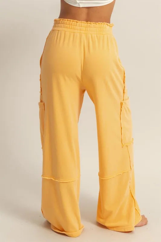 HYFVE Wide Leg Pants with Pockets-Soul Flow Apparel