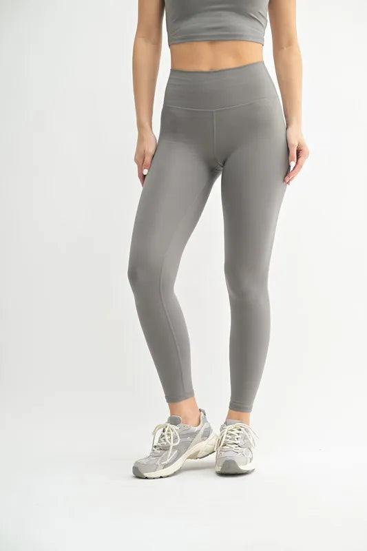 MONO B Venice Cloud Light Contour High-Waisted Leggings-Soul Flow Apparel